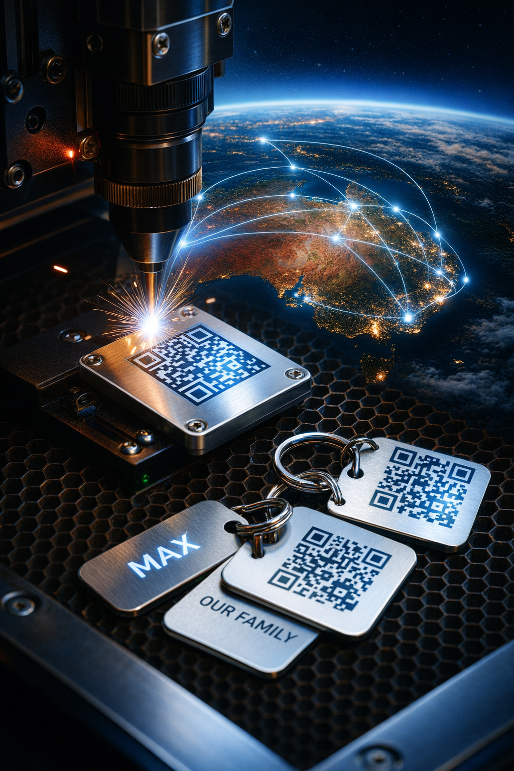 Abstract representation of Memory Link App